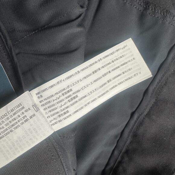 Abercrombie Fitch Shorts Women 14 Trouser Ultra High Sloane Black Curve Love NWT - Picture 6 of 9